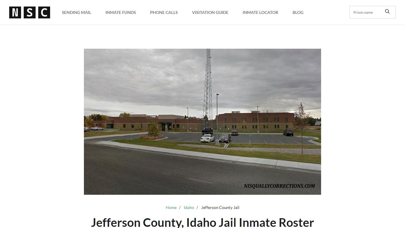 Jefferson County, Idaho Jail Inmate List