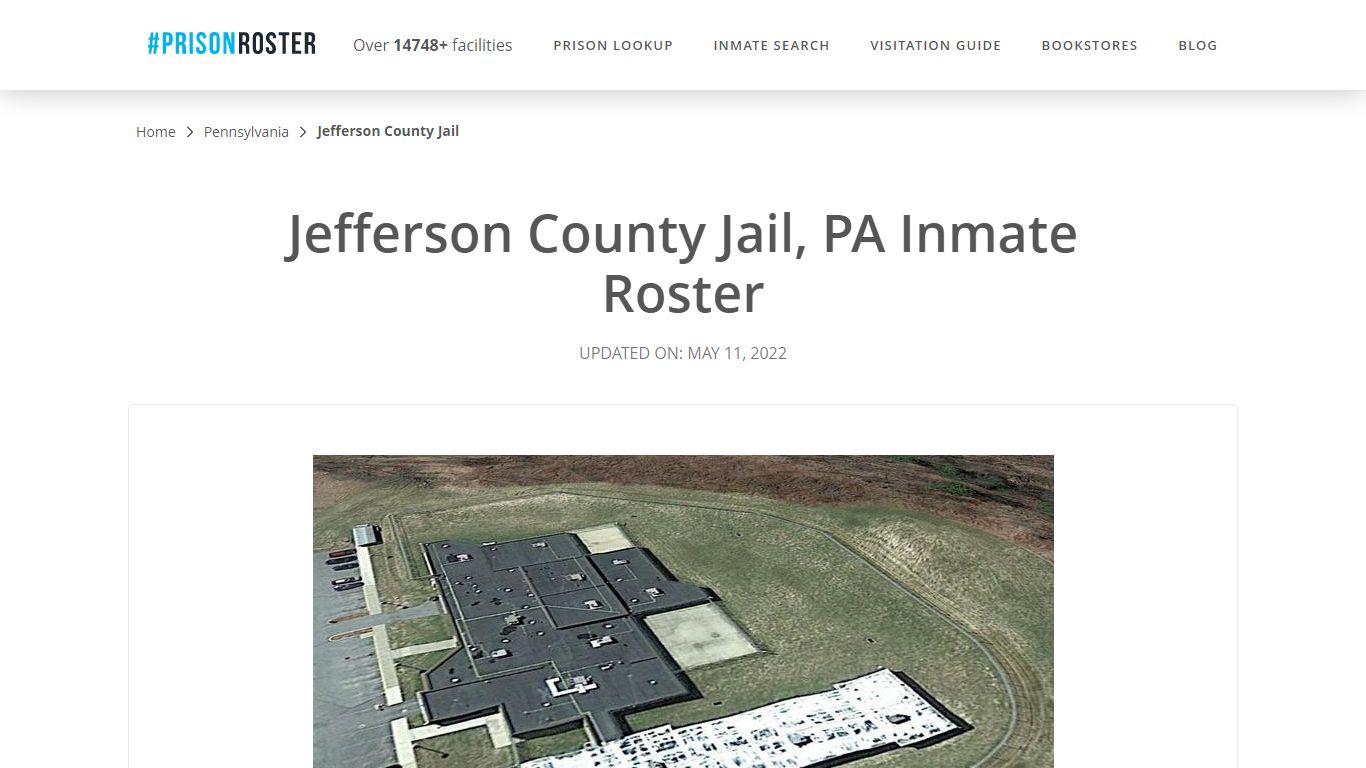Jefferson County Jail, PA Inmate Roster